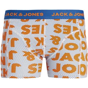 JACK & JONES Jaclogo illusion trunk (1-pack), heren boxer normale lengte, oranje -  Maat: XL