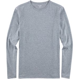 OLYMP Casual modern fit T-shirt, lichtgrijs -  Maat: 3XL
