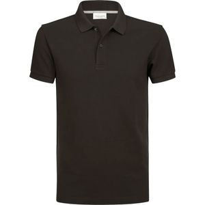 Profuomo slim fit heren polo, army groen -  Maat: XL