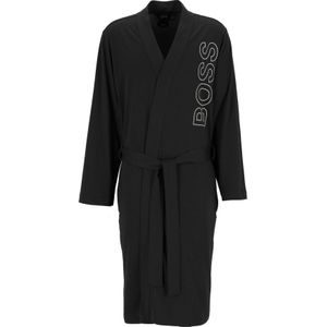 HUGO BOSS heren badjas, jersey katoen, zwart - Maat: M