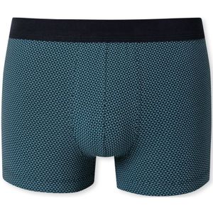 SCHIESSER 95/5 boxer (1-pack), heren short stretch organisch katoen gedessineerd blauwgrijs