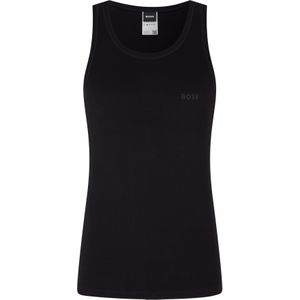 HUGO BOSS Original tank top regular fit (1-pack), heren singlet O-hals, zwart -  Maat: S