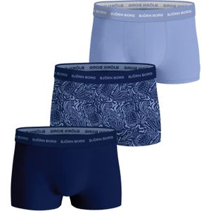 Bjorn Borg Cotton Stretch trunks, heren boxers korte pijp (3-pack), multicolor -  Maat: M