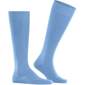 FALKE Energizing Cotton heren kniekousen, blauw (cornflower blue) -  Maat: 43-44