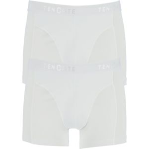 TEN CATE Basics men shorty (2-pack), heren boxers kort, wit