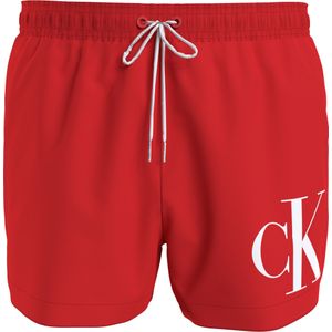 Calvin Klein Short Drawstring swimshort, heren zwembroek, rood -  Maat: L
