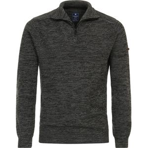 Redmond - Heren Trui - Zwart - Gebreid - Licht Getailleerd