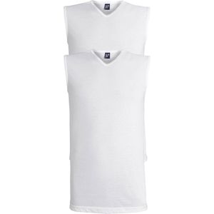 ALAN RED singlets Minto (4-pack), V-hals, wit -  Maat: XL