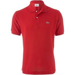 Lacoste Classic Fit polo, rood -  Maat: XXL