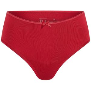 RJ Bodywear RJ dames Pure Color dames maxi string (1-pack), donkerrood