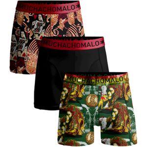 Muchachomalo boxershorts, heren boxers normale lengte (3-pack), Bobmalo Queen -  Maat: M