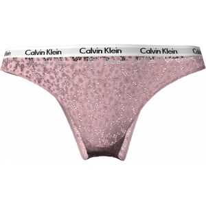 Calvin Klein dames Brazilian (1-pack), Brazilian slip, roze -  Maat: L