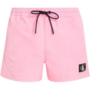 Calvin Klein Short Drawstring swimshort, heren zwembroek, roze -  Maat: L
