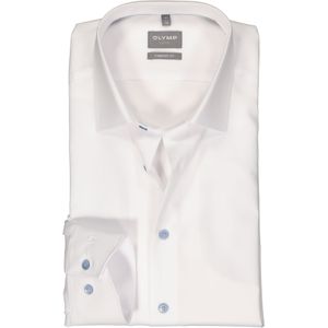 OLYMP comfort fit overhemd, popeline, wit