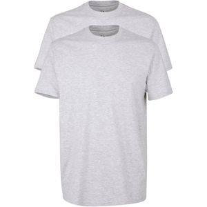 Gotzburg heren T-shirts regular fit O-hals (2-pack), grijs