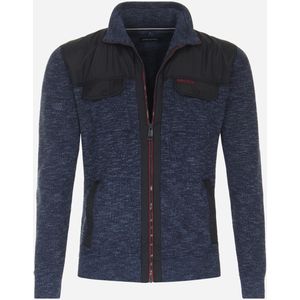 CASA MODA - Comfort Fit Vest - Grijs - Zacht Breisel