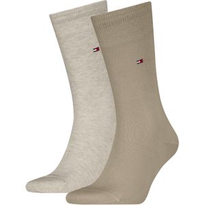 Tommy Hilfiger Sock Classic (2-pack), heren sokken, beige