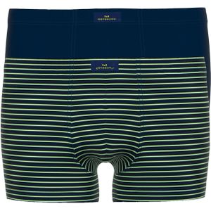 Gotzburg heren boxer normale lengte (2-pack), donkerblauw gestreept