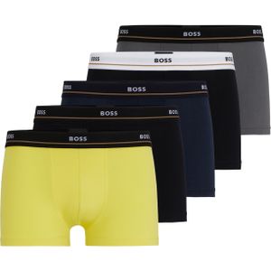 HUGO BOSS Essential trunks (5-pack), heren boxers kort, multicolor -  Maat: XL