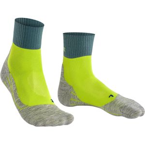 FALKE TK2 Explore Cool Short heren trekking sokken kort, neon groen (matrix) -  Maat: 39-41