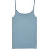 SCHIESSER - Pure Rib - Spaghetti Top - Blauwgrijs - Dames - 1-pack