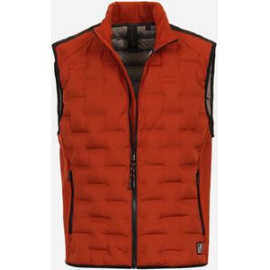 CASA MODA comfort fit bodywarmer, oranje -  Maat: 6XL