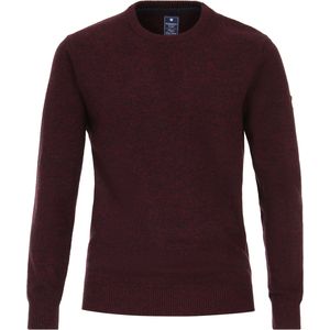 Redmond heren trui wol- met katoenmengsel, O-hals, rood (middeldik)