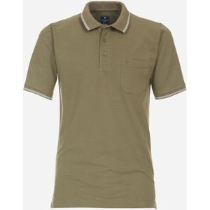 Redmond regular fit heren polo, pique, groen