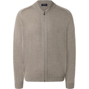 MAERZ Classic Fit heren vest met rits wol, beige