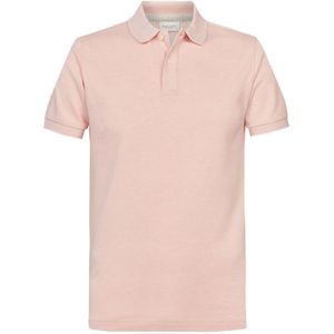 Profuomo slim fit heren polo, roze -  Maat: M