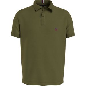 Tommy Hilfiger regular fit heren polo, Monogram Chest Graphic Reg Polo, groen