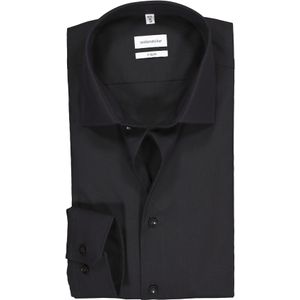 Seidensticker x-slim fit overhemd, zwart 39