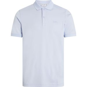 Calvin Klein Smooth Cotton Slim Polo - heren poloshirt - lichtblauw