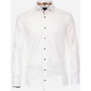 VENTI modern fit overhemd, mouwlengte 72 cm, structuur, wit 48