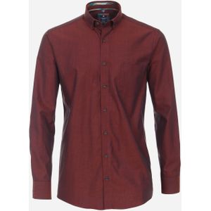 3 voor 99 | Redmond modern fit overhemd, popeline, rood 37/38