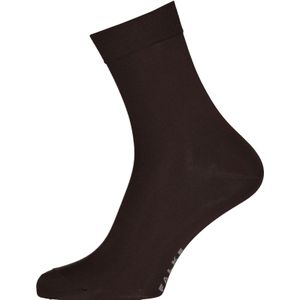 FALKE Cotton Touch damessokken, katoen, donkerbruin (dark brown)