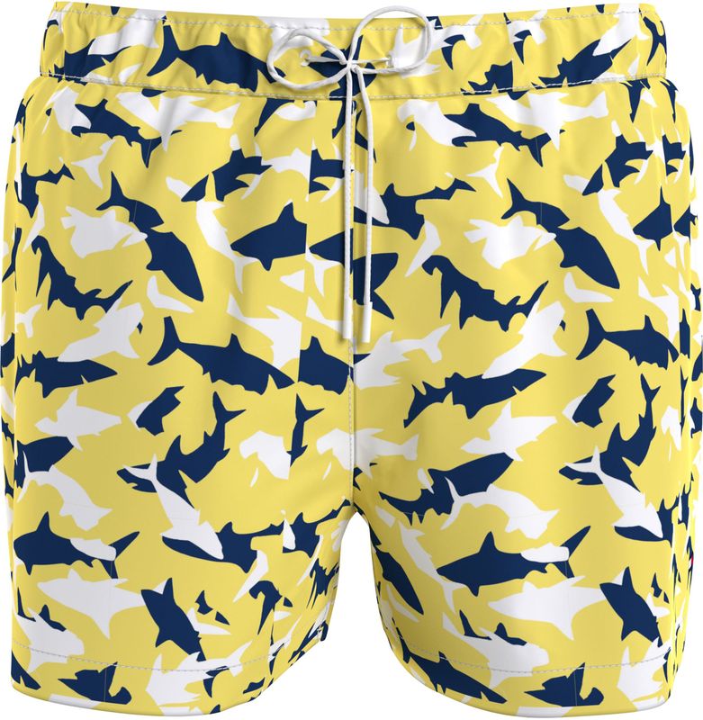 Tommy Hilfiger - Heren Zwemshort - Blauw - Katoen - Mesh Binnenbroek