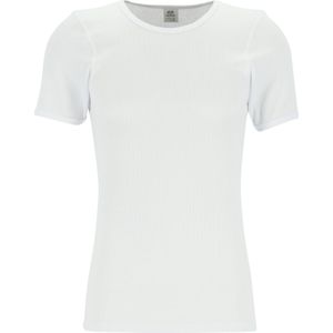 Ceceba heren T-shirt dubbelrib regular fit (1-pack), O-hals, wit -  Maat: M