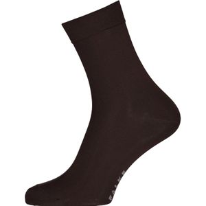 FALKE Cotton Touch damessokken, katoen, donkerbruin (dark brown) -  Maat: 35 - 38