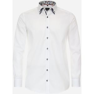 VENTI modern fit overhemd, twill, wit