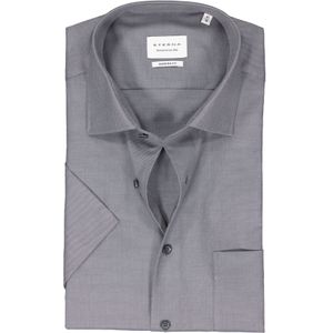 ETERNA modern fit overhemd korte mouw, twill, grijs 39