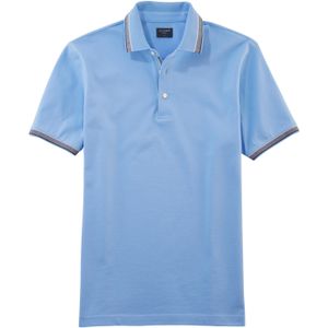 OLYMP Polo Casual, modern fit polo, lichtblauw -  Maat: S