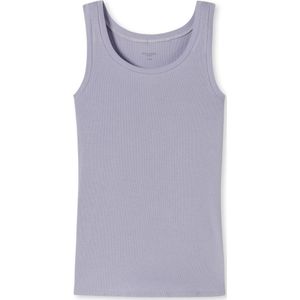 SCHIESSER Pure Rib singlet (1-pack), dames tanktop dubbelrib biologisch katoen lila