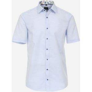 VENTI modern fit overhemd, korte mouw, chambray, blauw 48