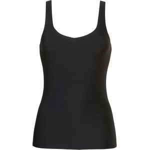 TEN CATE Secrets women top 2-way (1-pack), dames hemd O- en V-hals, zwart -  Maat: XL