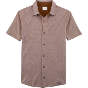 OLYMP Level Five Casual body fit polo, bruin