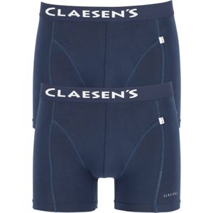 Claesen's Basics boxers (2-pack), heren boxers lang, blauw -  Maat: XL