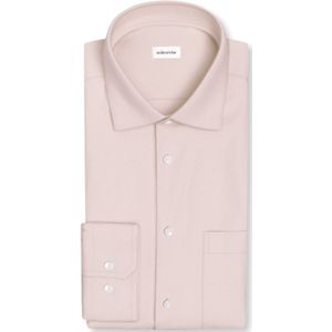 Seidensticker - Flanellen Overhemd - Zwart - Slim 1/1 Kent Kraag Uni