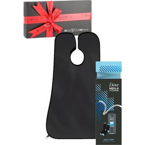 Mannen met baard cadeauset, baardschort met Dove Men+Care Clean Comfort