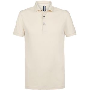 Profuomo slim fit heren polo, zandkleur